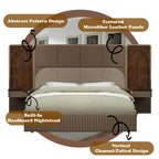 Marcelino - Eastern King Bed - Brown & Beige