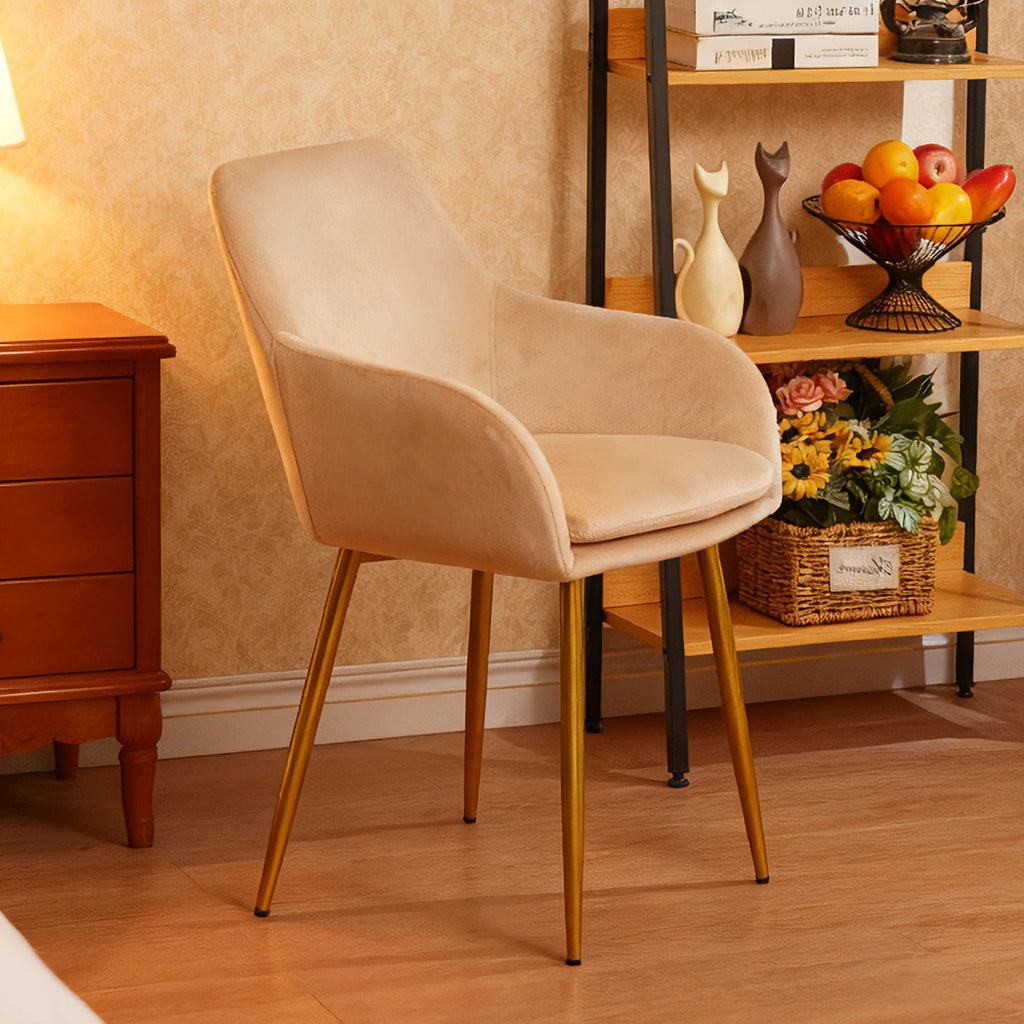 Dining Chair Set For Dining Rooms (Set of 2) - Beige