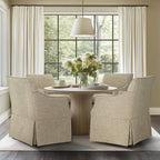 London - Upholstered Skirted Dining Arm Chair