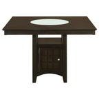 Gabriel 5-piece Square Counter Height Dining Set Cappuccino