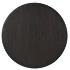 Leandro 5-piece Round Dining Table Set Burnished Black