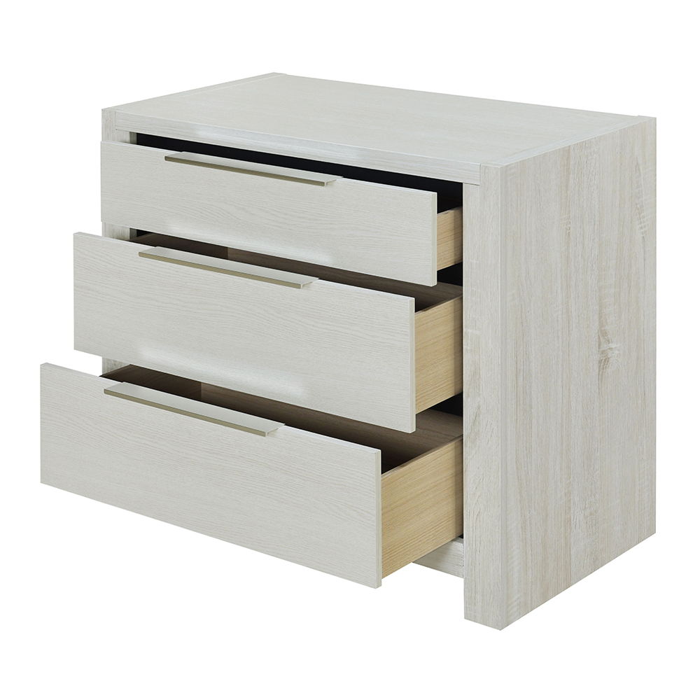 Jehoram - 3 Drawer Nightstand For Bedroom