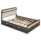 Platform Bed With Trundle And 2 Drawers