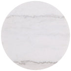 Jason 2-piece Round White Marble Coffee Table Set Greige