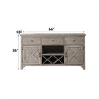 Rocky - Server - Gray Oak