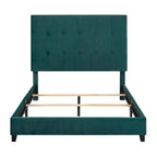 Tufted Upholstered Headboard Platform Bed