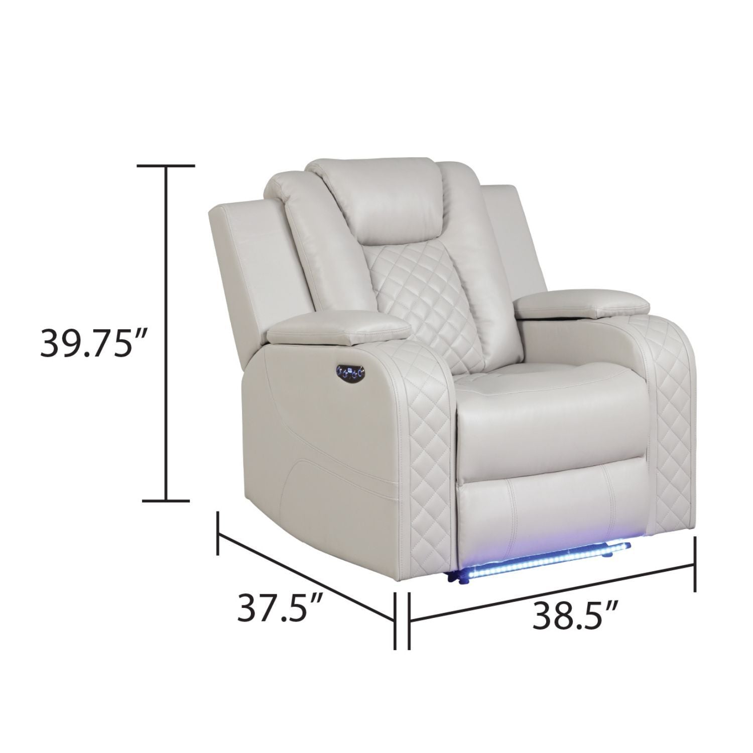 Benz - LED & Power Recliner Chair