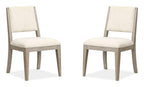 Braelyn - Upholstered Side Chair (Set of 2) - Dorian Gray