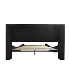 Platform Bed Frame With LED Lighting, tooth Music, Vibration Massage