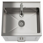 Cardinal - Laundry Cabinet With Faucet And Sink - White - Wood