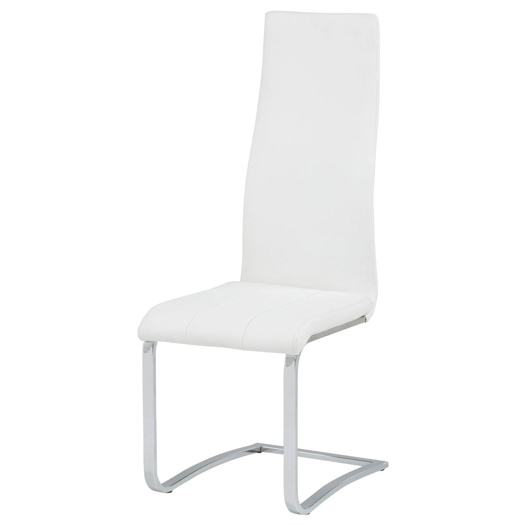 Montclair Upholstered Dining Side Chair White (Set of 4)