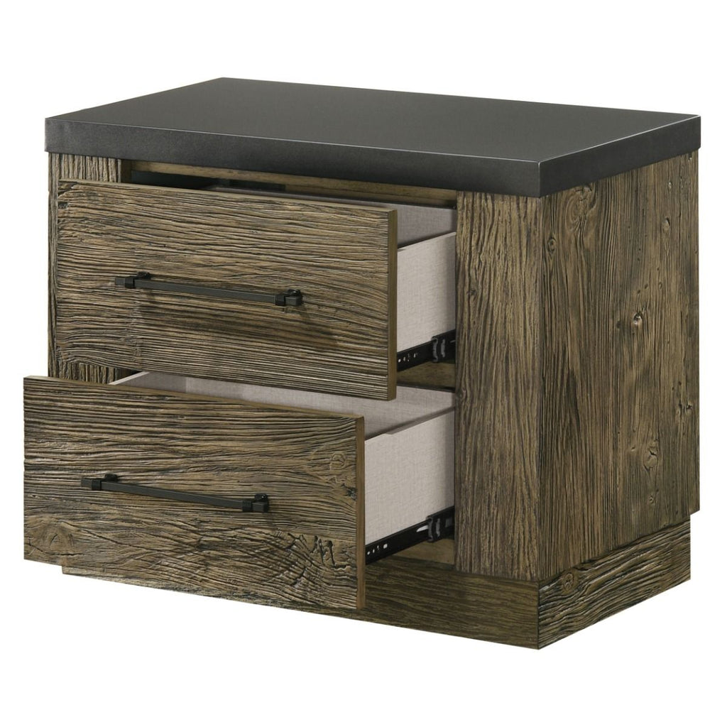 Lance - Nightstand - Tree Bark