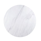 Gerardo - Dining Table - White Marble Top & Weathered Espresso