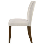Paxton Upholstered Dining Side Chair Beige (Set of 2)