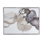 Large Modern Oil Painting, Hand Painted Abstract Watercolor Texture - Multicolor