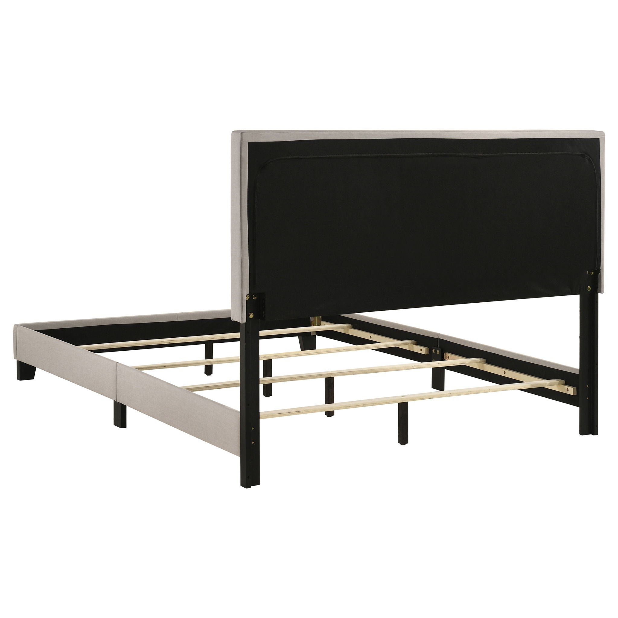 Boyd Upholstered Queen Panel Bed Ivory