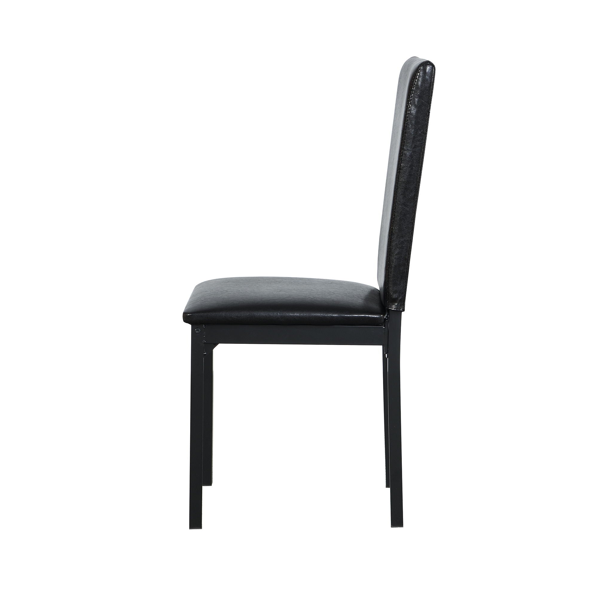 Metal Frame Dining Seats (Set of 4) - Black