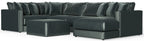 Remington - Modular Sofa And Cocktail Ottoman - Pine