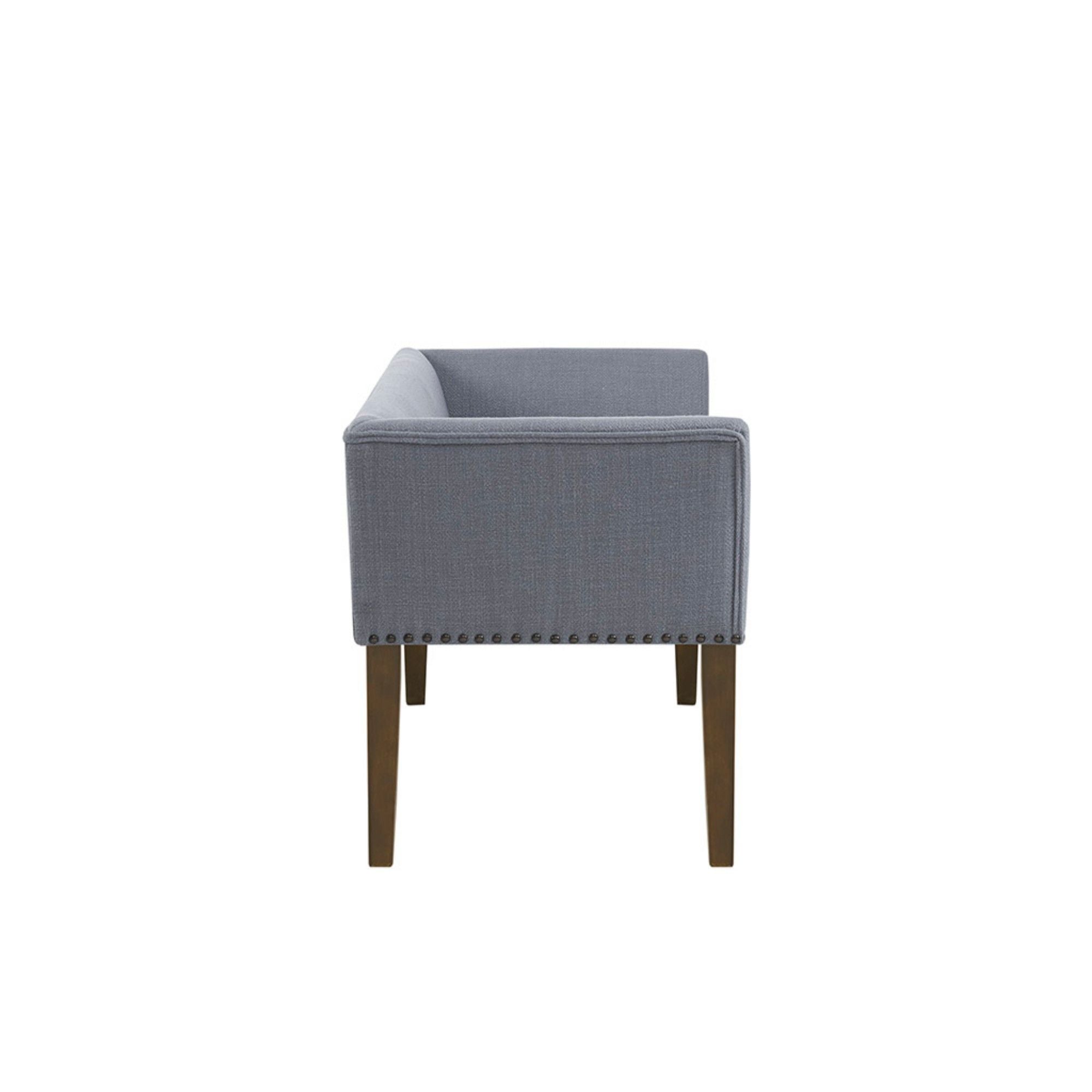 Elegant Design Bench Upholstery, Solid Wood Frame