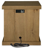 Brinstead - Chair Side End Table - Light Brown