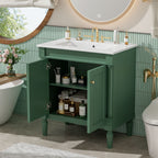Bathroom Vanity Cabinet With Sink, Soft Close Doors, Storage Cabinet