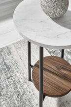 Wrenwich - Occasional Table Set (Set of 3) - Brown / Black / White