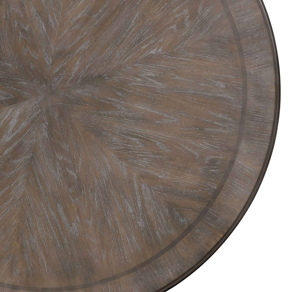 Elegant Dining Set Round Table And Side Chairs