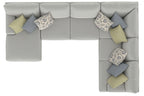 Stockbridge - Sectional With Comfort Coil Seating And 9 Accent Pillows Included