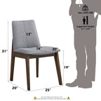 Kaela - Side Chair (Set of 2) - Light Gray