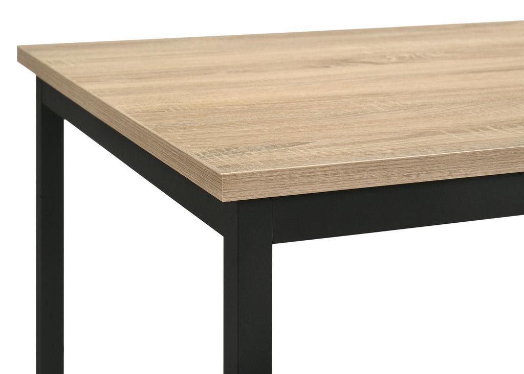 Garza 5-piece Rectangular Dining Table Greige Oak