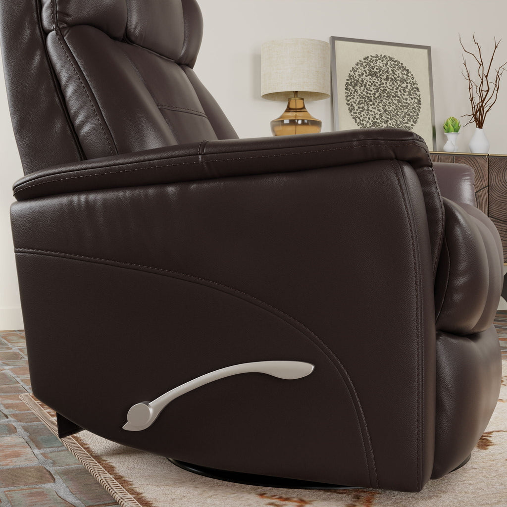 Bentley - Swivel Glider Recliner With Manual Adjustable Headrest & Footrest