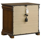 Garland 2-drawer Nightstand Bedside Table Brown Cherry