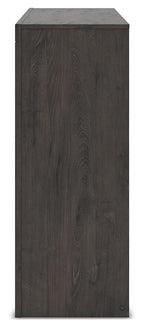 Fraluna - Six Drawer Dresser - Charcoal