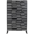 Outdoor & Indoor Freestanding Metal Privacy Screen