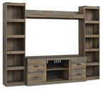 Trinell - 4-Piece Entertainment Center With 60" TV Stand