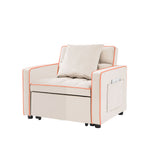 Modern 3 In 1 Sofa Bed Chair, Adjustable Recliner