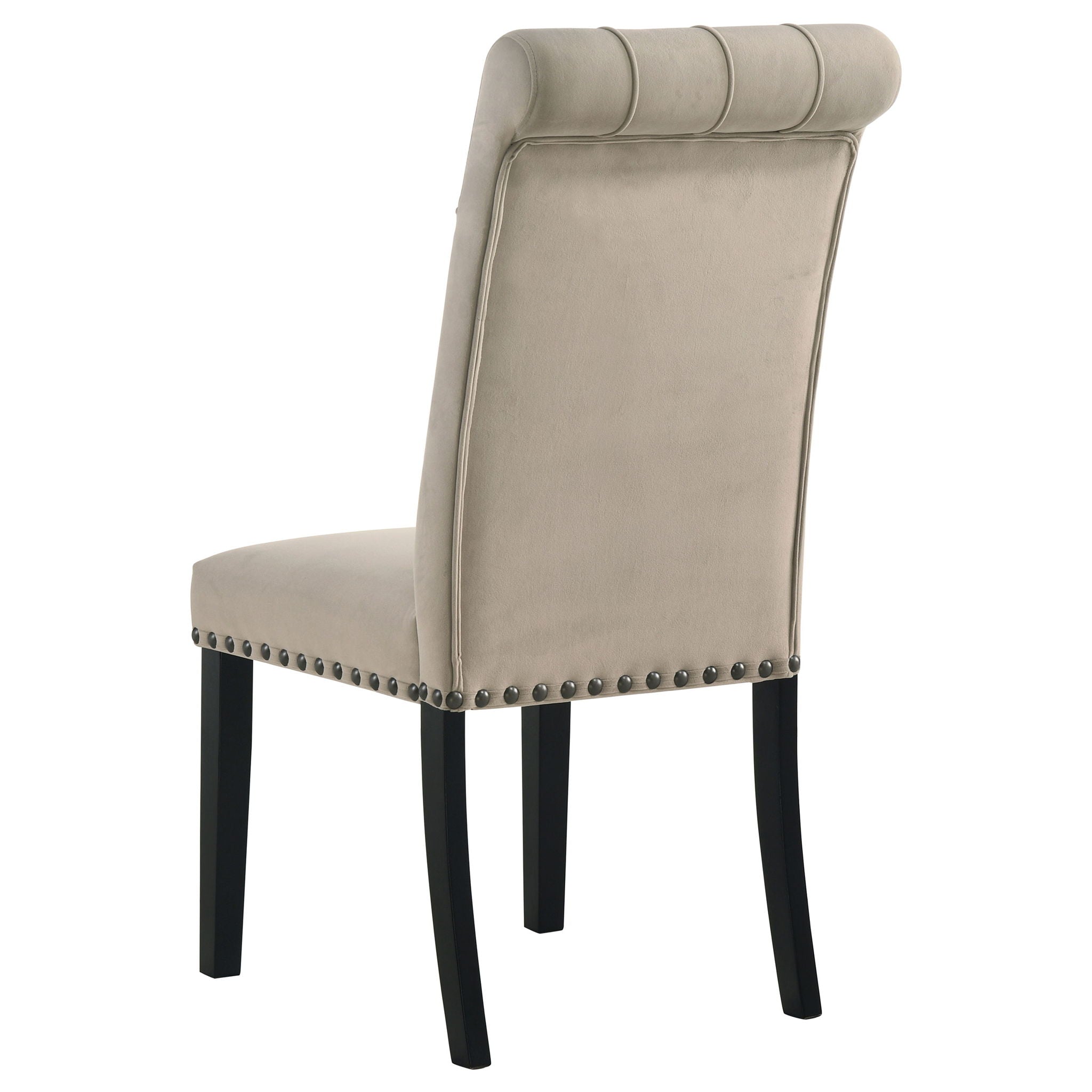 Alana Velvet Upholstered Dining Side Chair Sand (Set of 2)
