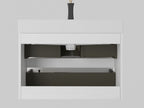 Alice - Bathroom Vanity With Large Storage, Sink, Wall Mounted