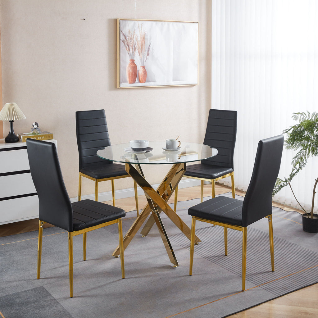 Elegant Legs Dining Chair (Set of 4)