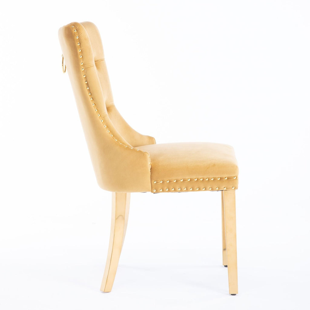 Nikki - Modern, High-End Tufted Dining Chair (Set of 2)