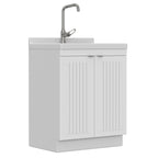 Murphy - Laundry Cabinet & Faucet And Stainless Steel Sink