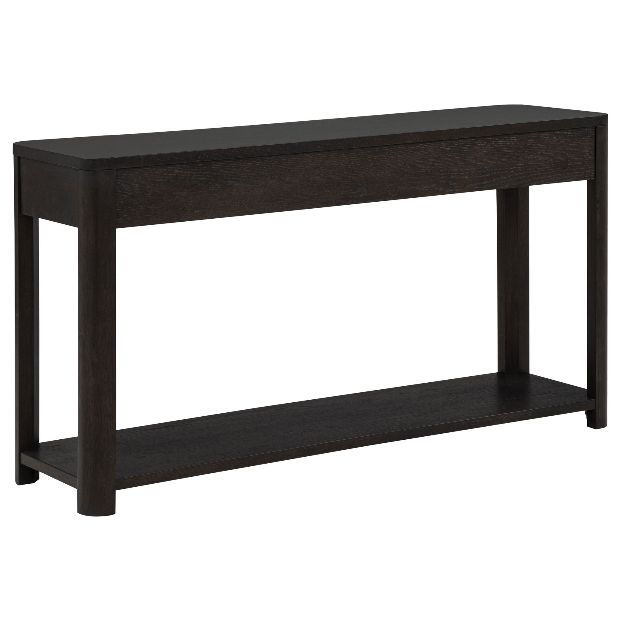 Marcelo Sofa Console Table with 2 Drawers and Shelf Coffee