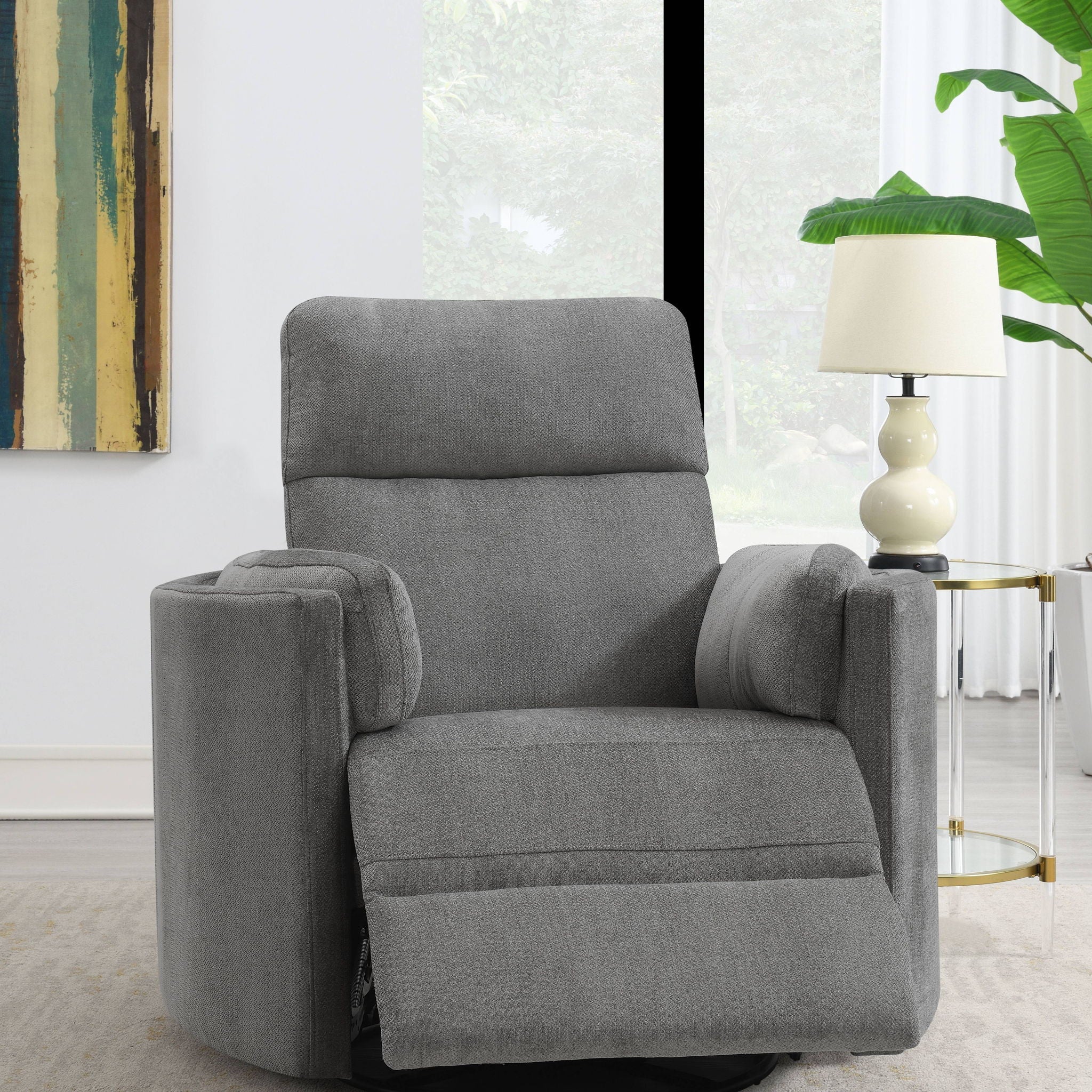 Sagen - Glider Recliner With Swivel