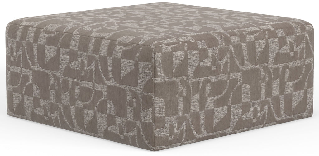 Zeke - Cocktail Ottoman - Cloud
