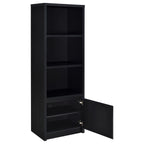 Winfield 3-shelf Media Tower Entertainment Pier Black