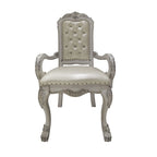 Dresden - Synthetic Leather Arm Chair (Set of 2) - Bone White
