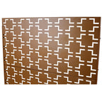 Outdoor & Indoor Metal Privacy Freestanding Decorative Screen