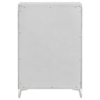 Cassia 5-drawer Bedroom Chest of Drawers White High Gloss