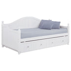 Julie Ann Wood Twin Daybed with Trundle White