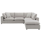 Marisa - Modular Armless Chair - Beige Boucle